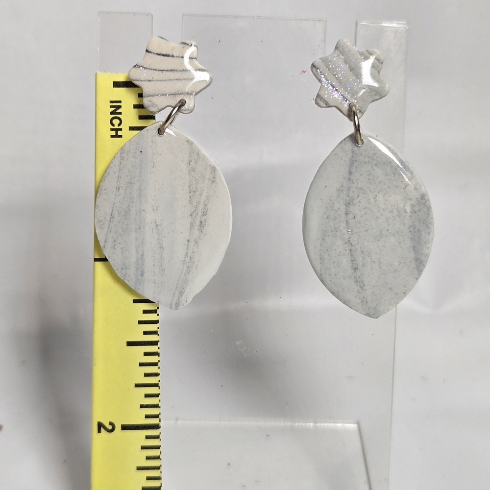 #181- Chic Marble Pattern Earrings